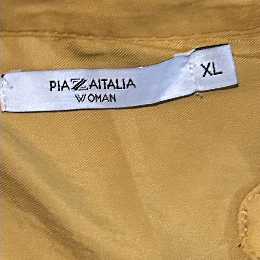 Chic Mustard Sleeveless Blouse - Picture 2 of 5